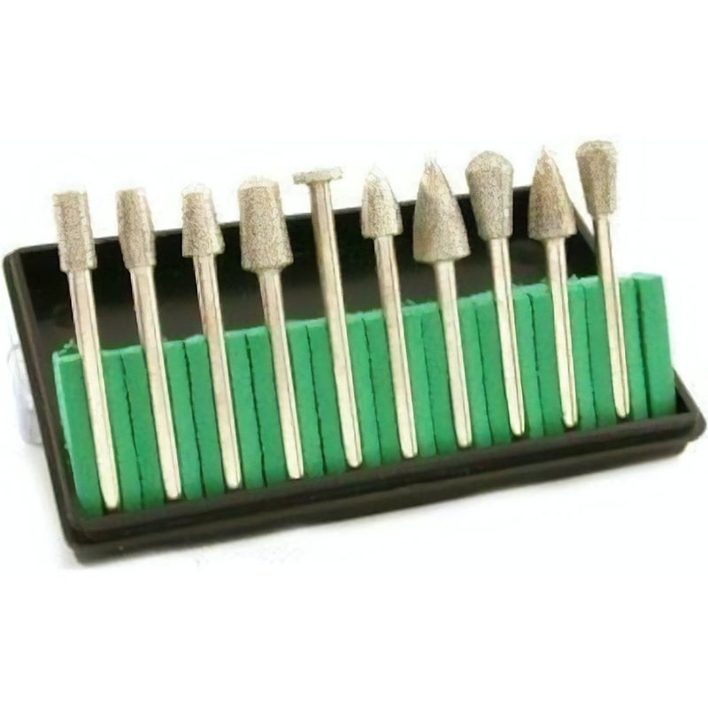 FindingKing 10 Diamond Burs Lapidary Rock Grinding Tool - Image 4