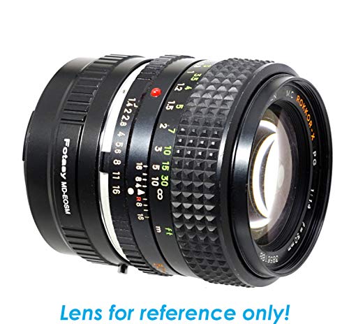Fotasy Minolta MD Lens to Cannon EF-M Mount Adapter, MD EFM, MD MC Rokkor Lens EFM Adapter, Compatible with Canon EOS M Mount Mirrorless Cameras EOS M M1 M2 M3 M5 M6 M6 Mark II M10 M50 M100 M200 - Image 4