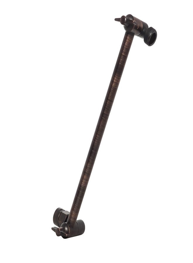 SparkPod 11” Solid Brass Adjustable Shower Arm Extension with Universal Connection to all Shower Heads. Easy to Install, Anti-Leakage with Highly Polished Finish (11", Oil Rubbed Bronze) - Image 1