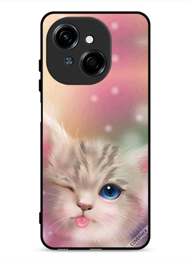Covernex Tecno Spark Go 1 4G Protective Case Cover Cute Cat - Image 1
