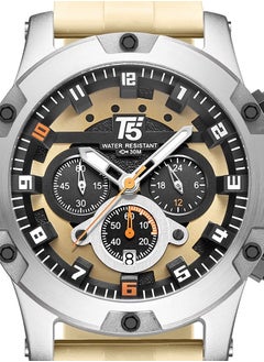 T5 T5 Men's Chronograph Silicone strap Watch  - Image 3