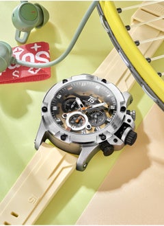 T5 T5 Men's Chronograph Silicone strap Watch  - Image 2