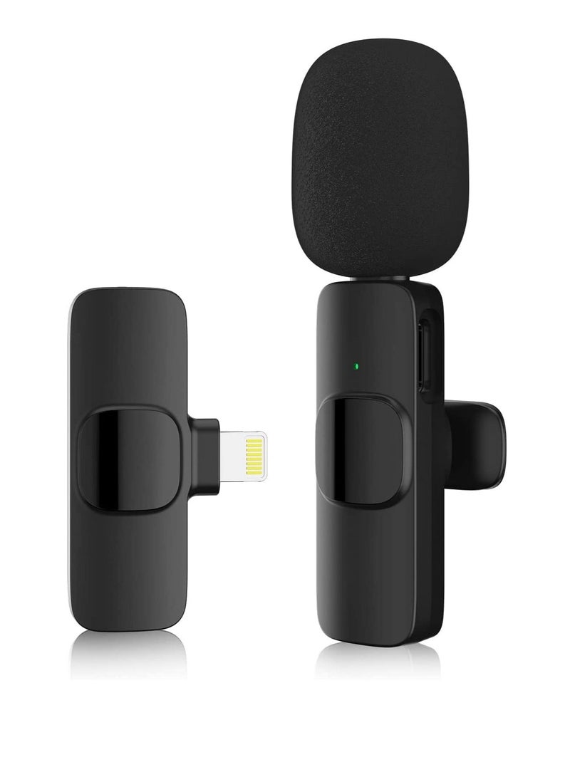 2 in 1 iphone or type-c Wireless Lavalier Microphone For IPhone, Plug Play, Portable Audio Video Recording Mic for Youtube, Live Stream, Vlog, Interview, Laptops PC - Image 1