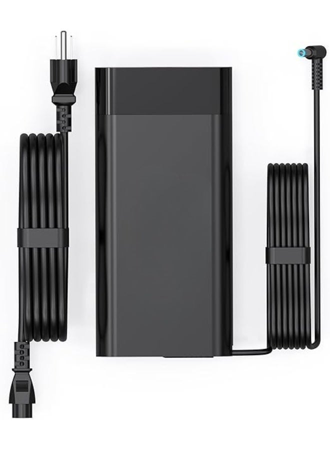 200W Laptop Charger – 10.3A High Power Adapter – Compatible with Gaming Laptops 15/16/17 Series, E1163NR, DA10, LA21, L00818, 850, 00895, 003 – Black - Image 1
