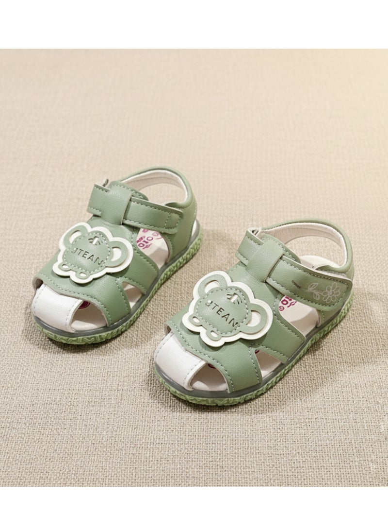 Toobaco Printed Children's Light-Up Sandals With Hook-And-Loop Closure - Image 2