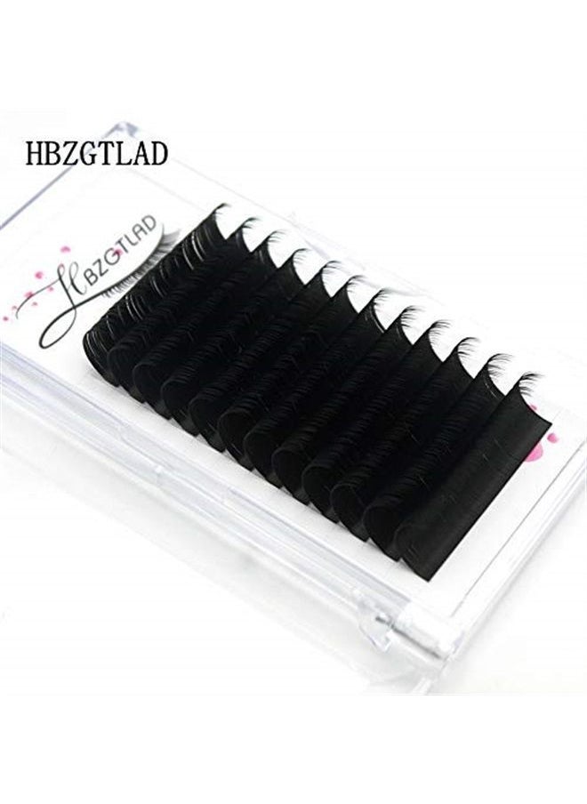 HBZGTLAD - New U/ C/D/DD 8-20mm Faux Mink Individual Eyelash Lashes For Professionals Soft Mink Eyelash Extension (0.07mm-DD, 12mm) - Image 1