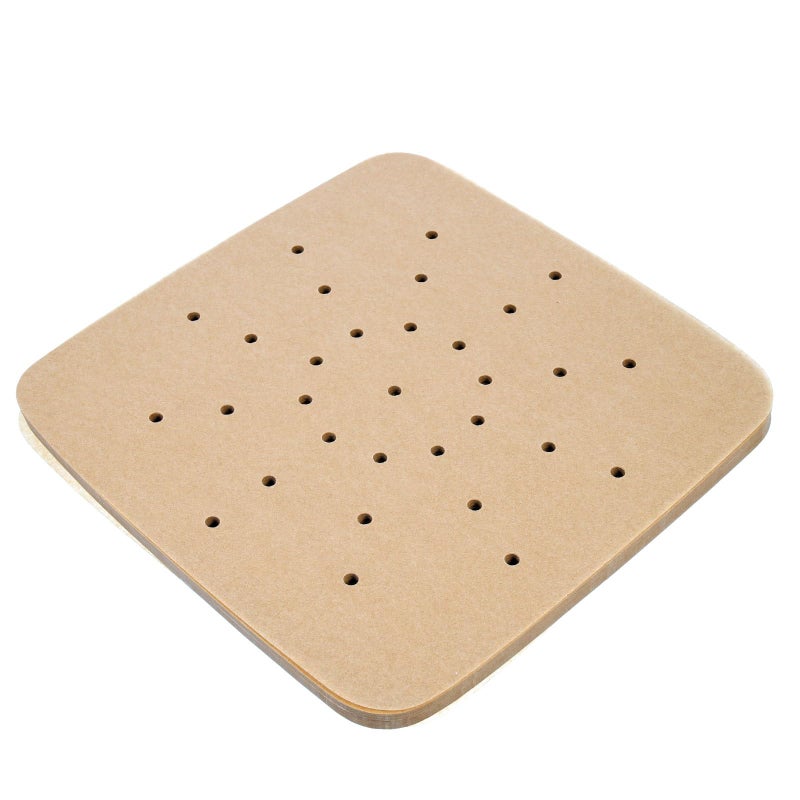 Unbleached 9.5 Inch Non Stick Air Fryer Paper Liners 200 Pcs Oil Absorbing Baking Sheets - Image 2