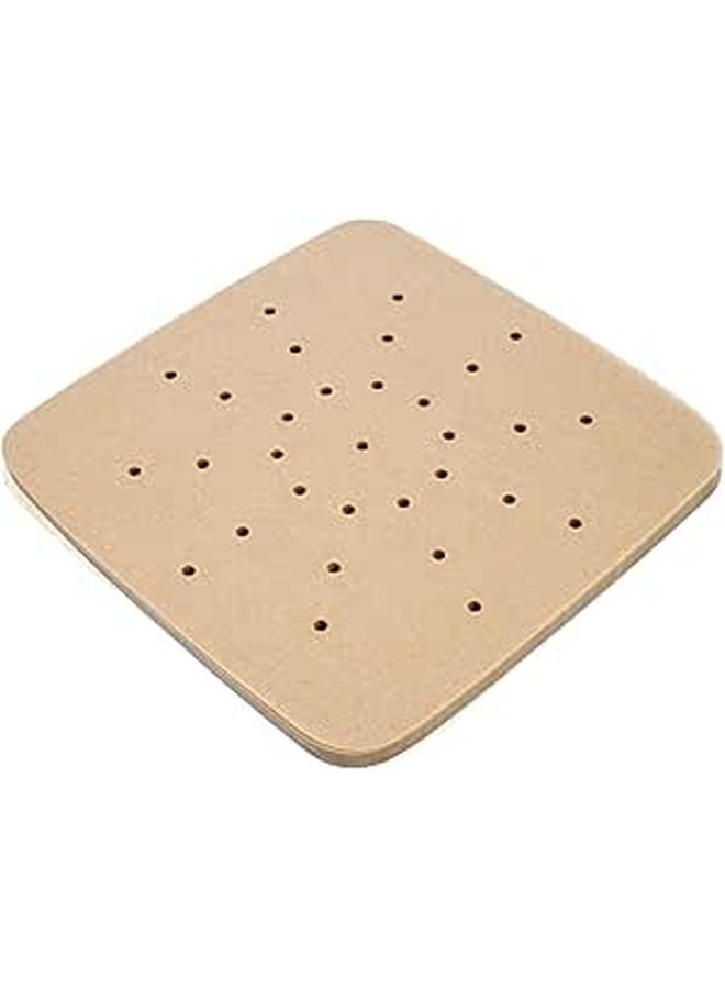 Unbleached 9.5 Inch Non Stick Air Fryer Paper Liners 200 Pcs Oil Absorbing Baking Sheets - Image 1
