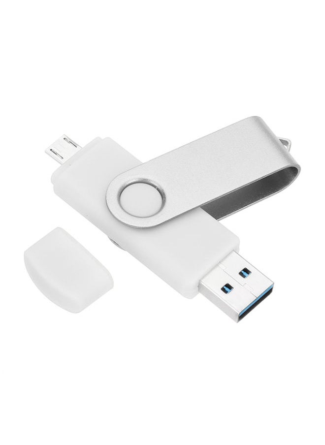 نيبمينينت - فلاش درايف USB 087615 أبيض/فضي - Image 1