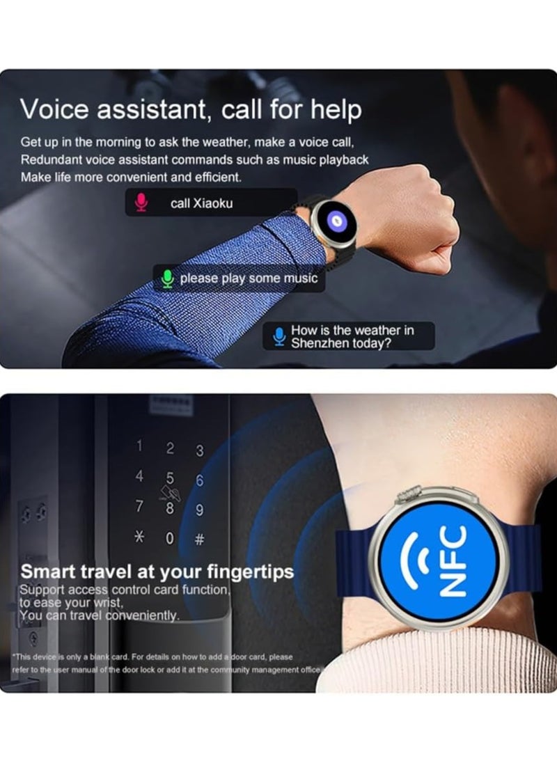 AROAQ - Smart Watch Z78 Ultra with Large 1.52 HD Color Display, Fitness Tracking for Running, Climbing, and Cycling Enthusiasts - Image 1