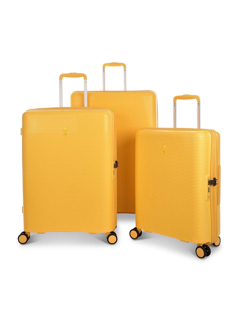 Echolac Echolac Trolley 3Pc Set with special design, Hard PP material, 28/24/20 inch size PW005/3P  - Image 1
