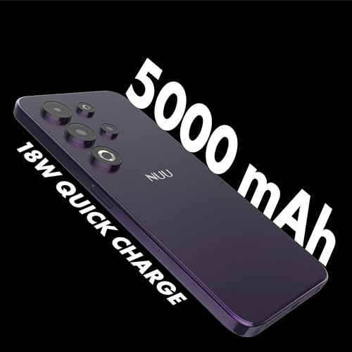 NUU N30 Cell Phone Unlocked for T-Mobile, Mint, Metro, Qlink, Tello 6GB/128GB, Teen Phone, Dual SIM 4G, Octa-Core 6.7" 90Hz HD+, Any Parental APP, Unlocked Android Phones, Purple, 1 Year US Warranty - Image 4