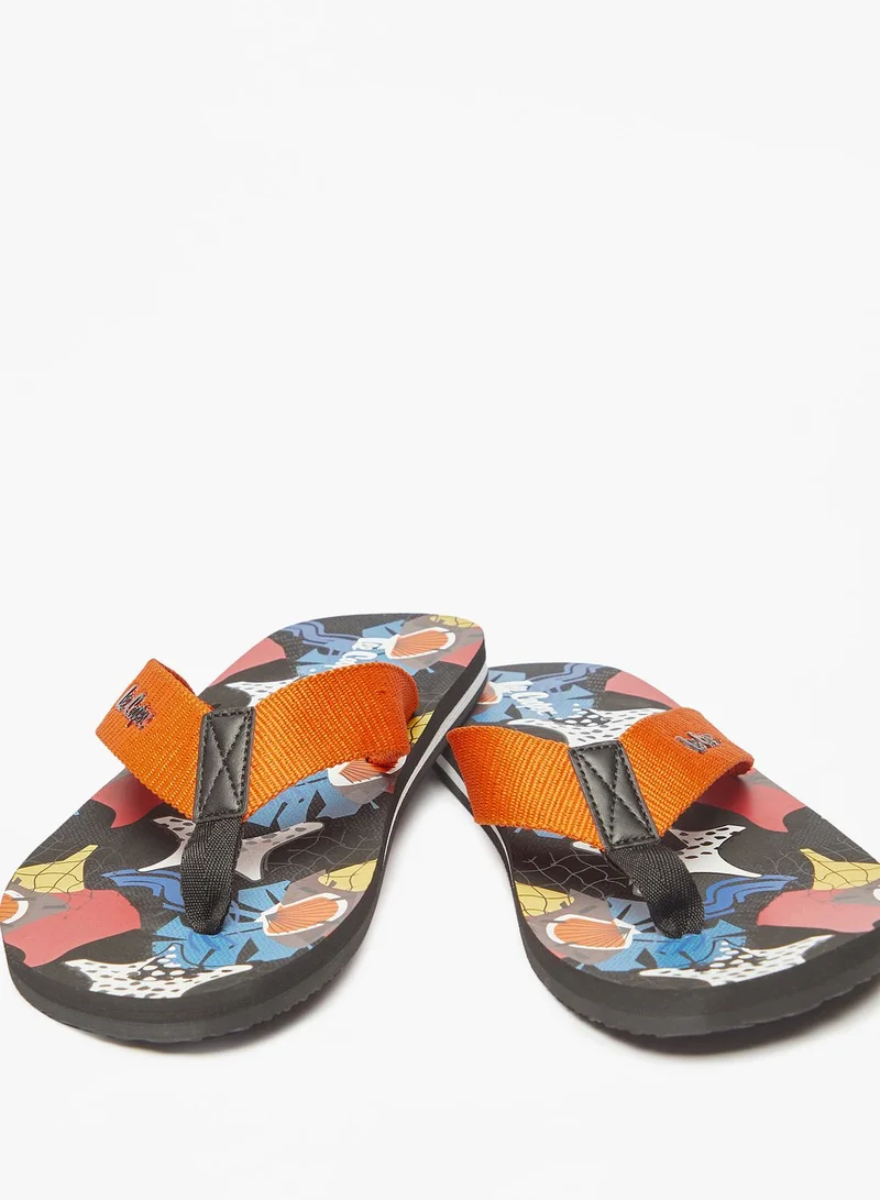 Lee Cooper Logo Flip Flops