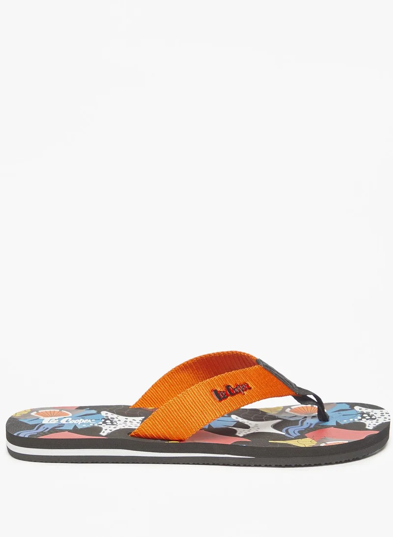 Lee Cooper Logo Flip Flops