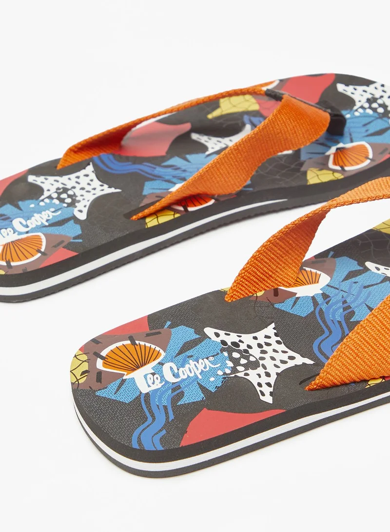 Lee Cooper Logo Flip Flops