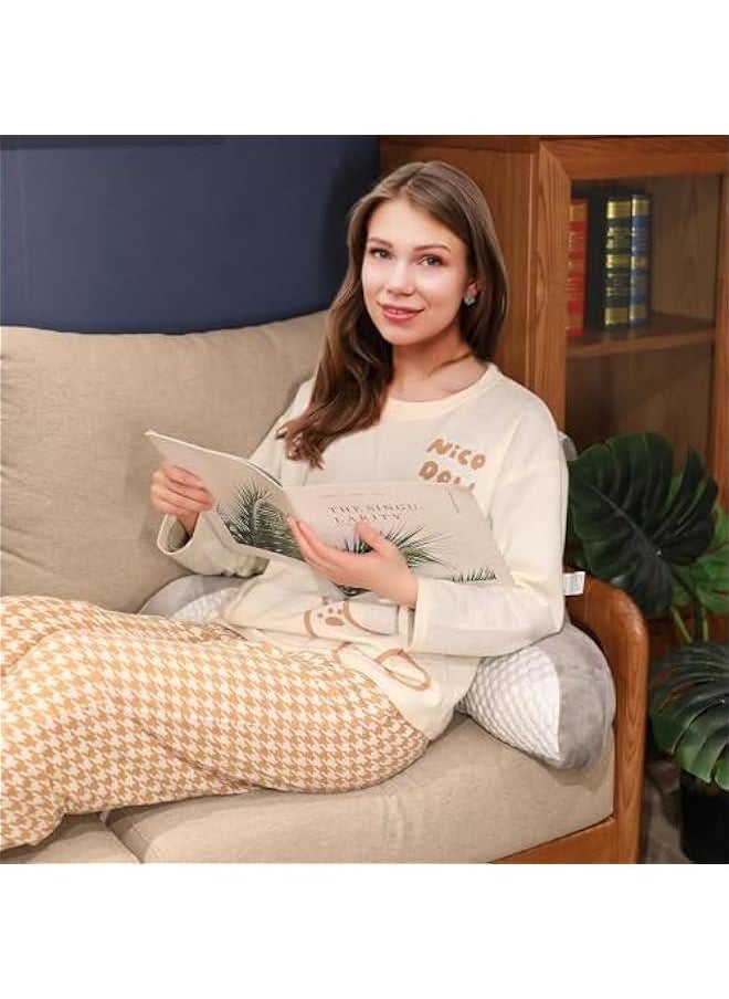 HOOKOR Reading Pillow for Kids,Back Pillow for Sitting in Bed, Washable Shredded Memory Foam Chair Pillow,for Kids Students & Adults for Watching TV Gaming Reading Working  - Image 3