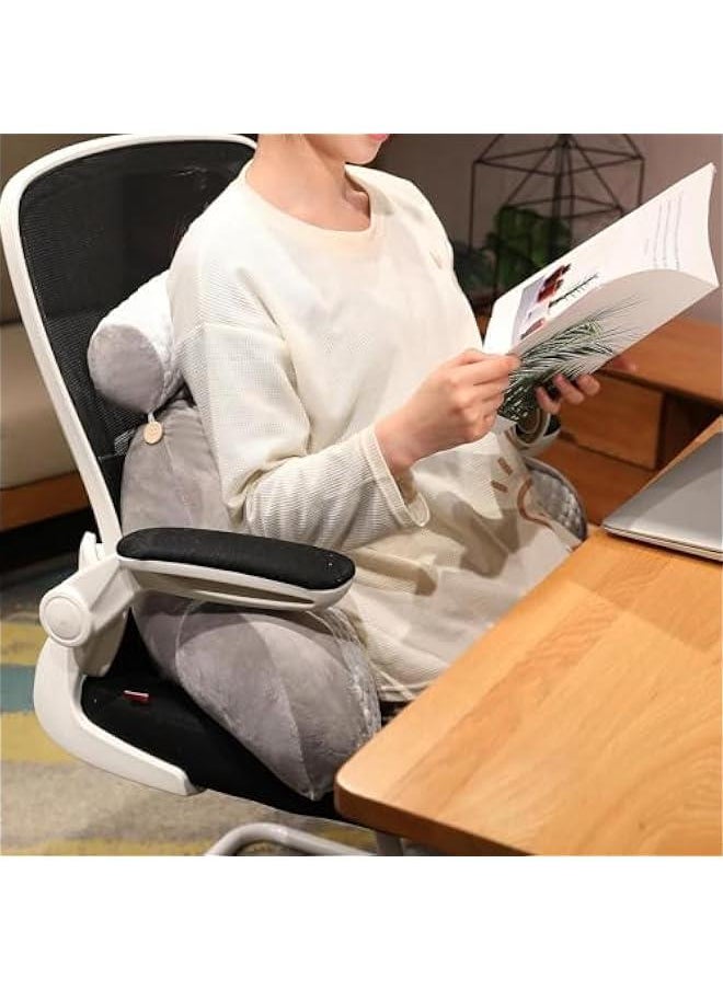 HOOKOR Reading Pillow for Kids,Back Pillow for Sitting in Bed, Washable Shredded Memory Foam Chair Pillow,for Kids Students & Adults for Watching TV Gaming Reading Working  - Image 2