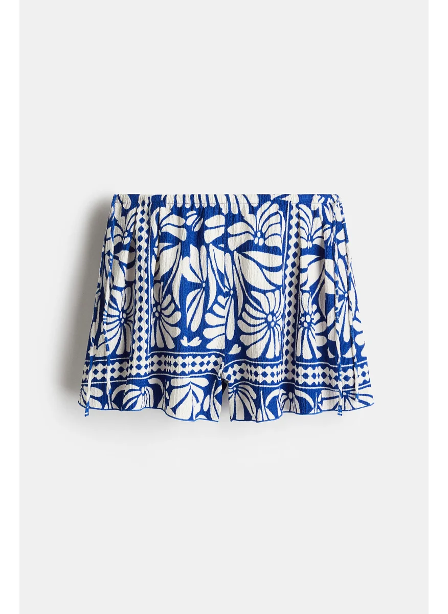 H&M Crinkled Jersey Shorts