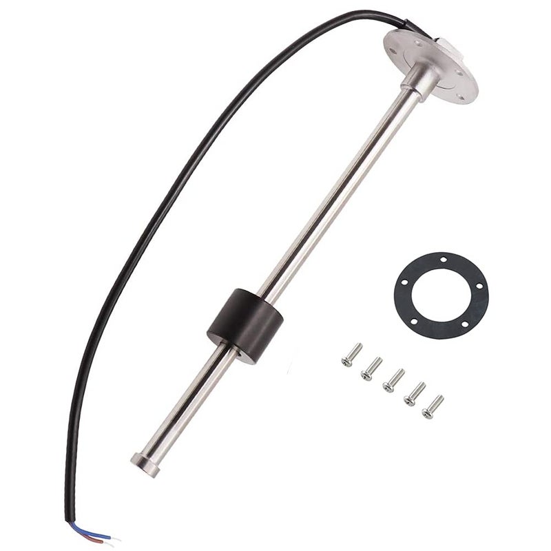 100Tech Stainless Steel Fuel Sending Unit for Marine, RV, Truck - 240-33 Ohms, 7" - Image 1