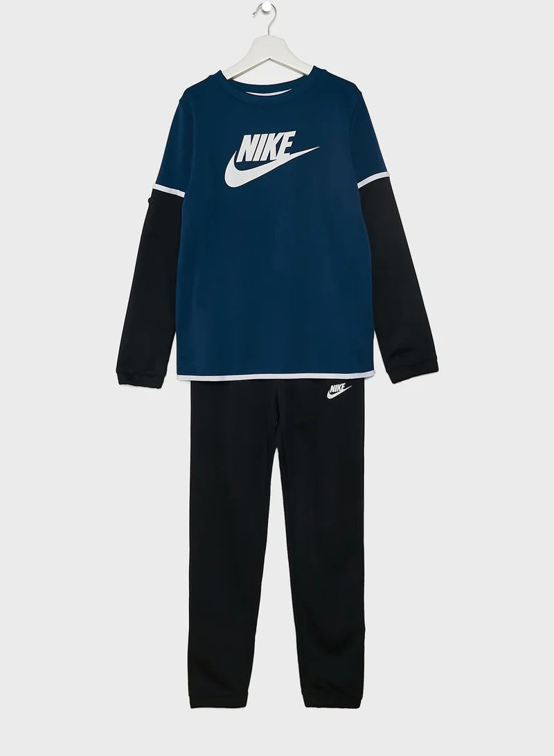 Nike Youth Nsw Poly Futura Tracksuit
