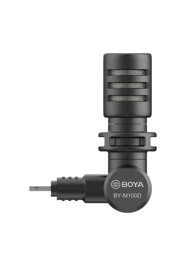 BOYA - BY-M100D iOS Mininature Condenser Microphone compatible with iPhone, iPad and iPod Touch - Image 1
