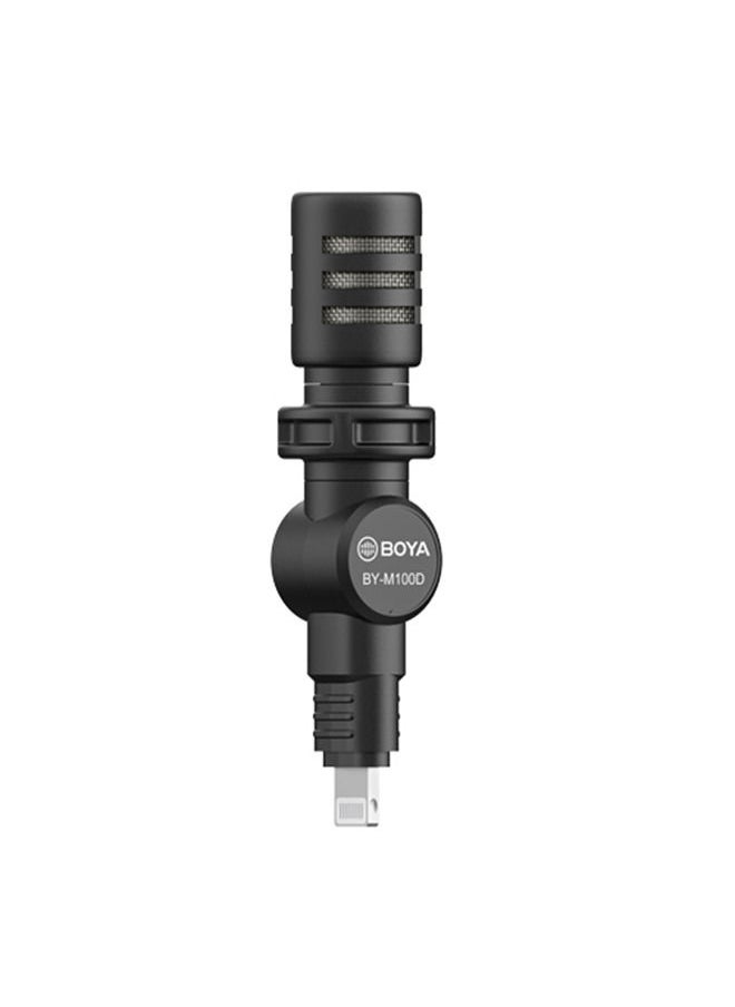 BOYA - BY-M100D iOS Mininature Condenser Microphone compatible with iPhone, iPad and iPod Touch - Image 1