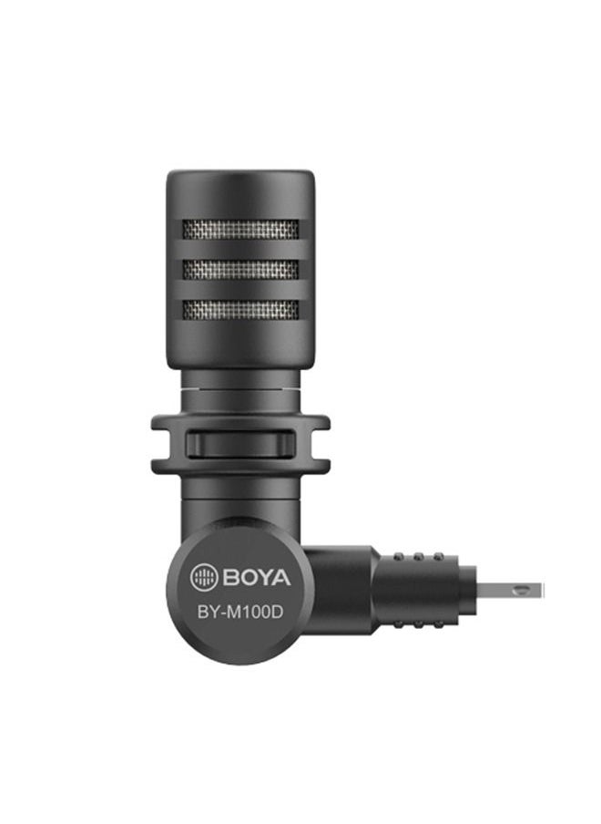 BOYA - BY-M100D iOS Mininature Condenser Microphone compatible with iPhone, iPad and iPod Touch - Image 1