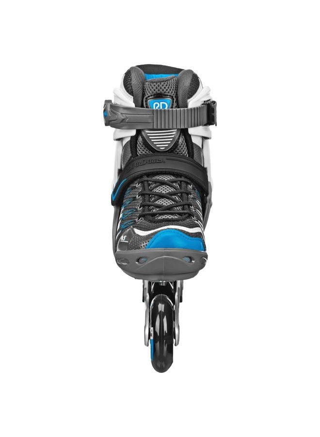 Roller Derby AERIO Q-60 Women's Inline Skates, Gray/White/Blue, Size 5 - Image 3
