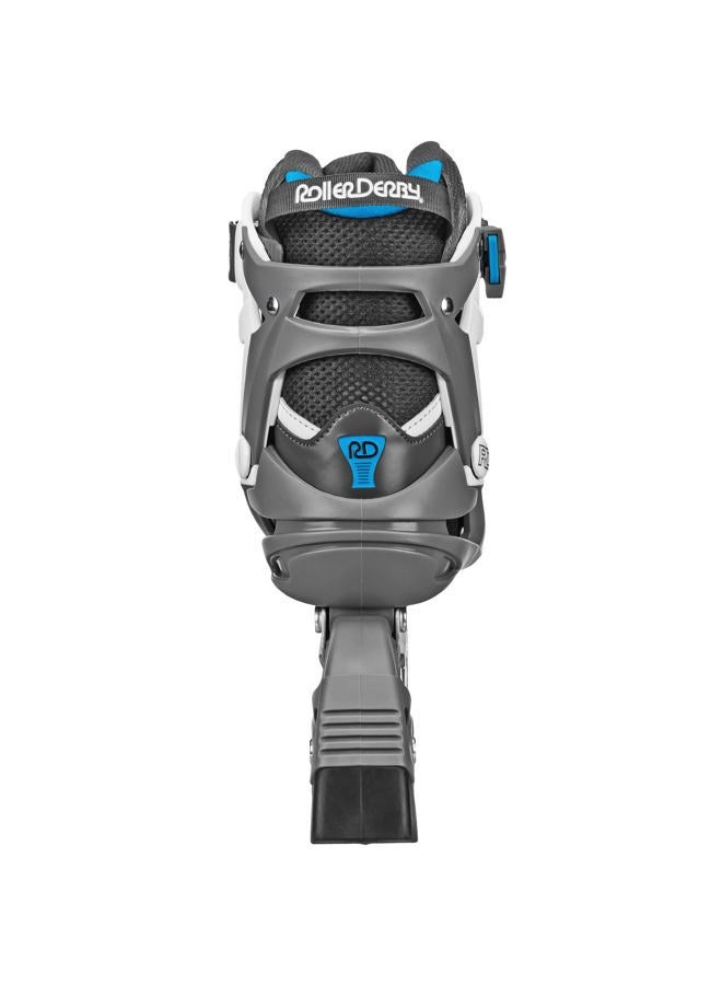 Roller Derby AERIO Q-60 Women's Inline Skates, Gray/White/Blue, Size 5 - Image 2