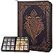 lynx Trading Card Binder 9 Pocket Album w Zipper 360 Side Loading Folder for TCG 3D PU Leather For MTG Disney Lorcana Trading Card Game Magic The Gathering Pokemon Book Accessories Gift Blue - Image 3