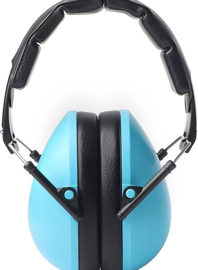 Garosa Kids Ear Protector Foldable Earmuffs 25dB NRR Noise Reduction Ages 3 12 Blue - Image 3