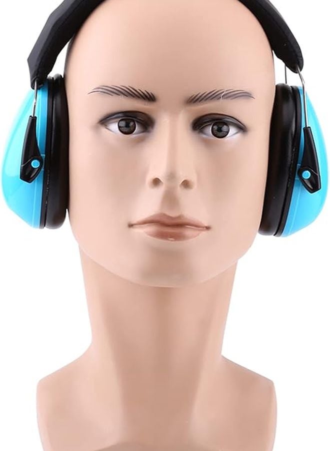 Garosa Kids Ear Protector Foldable Earmuffs 25dB NRR Noise Reduction Ages 3 12 Blue - Image 1
