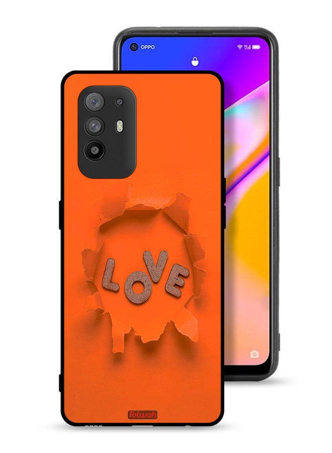 Tolwak Oppo F19 Pro Plus 5G Protective Case Cover Love - Image 1