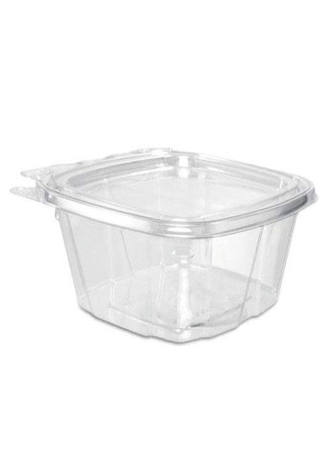 Dart CH12DEF 12 oz Tamper-Resistant Clear Hinged Container with Flat Lid (Case of 200) - Image 5