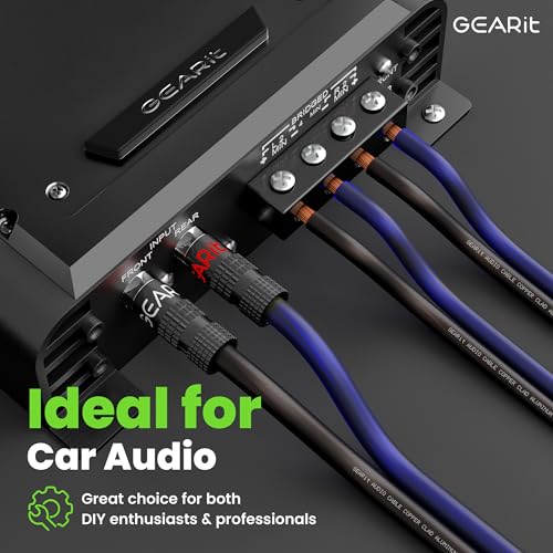 GEARit Speaker Wire 14 Gauge, Speaker Cable 100ft for Car Audio, Home Theater, CCA(Black Blue) - Image 4