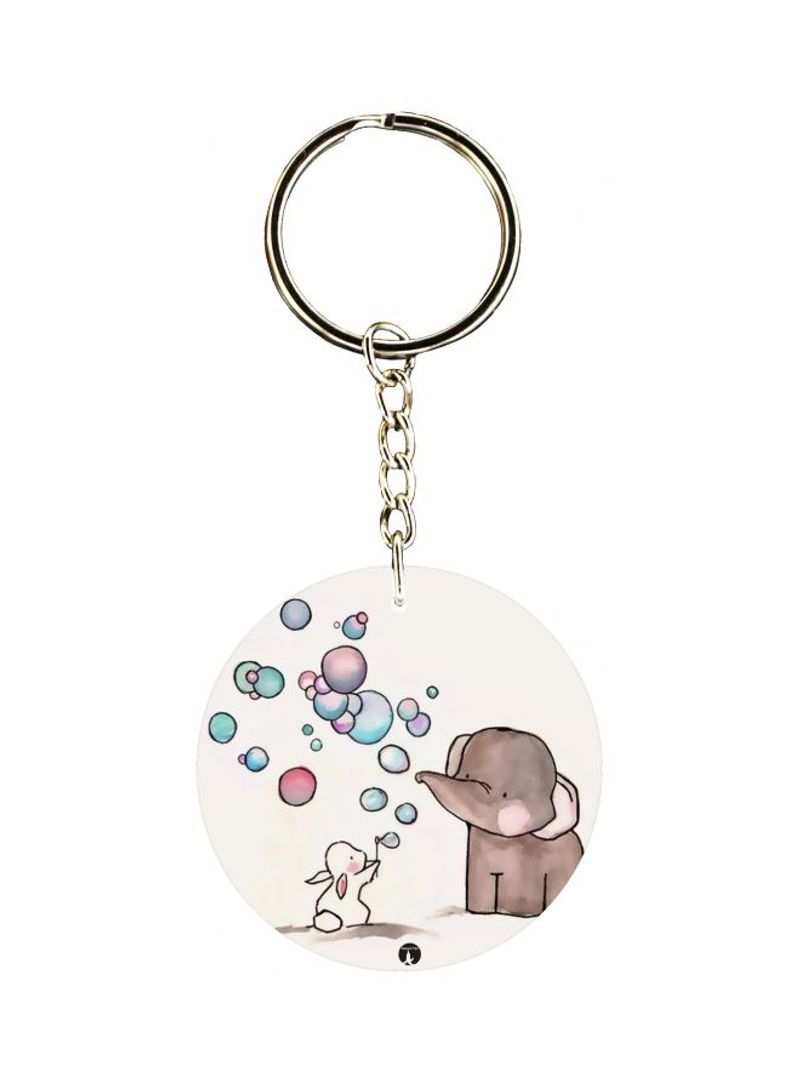 RKN Cartoon Themed Single Sided Keychain