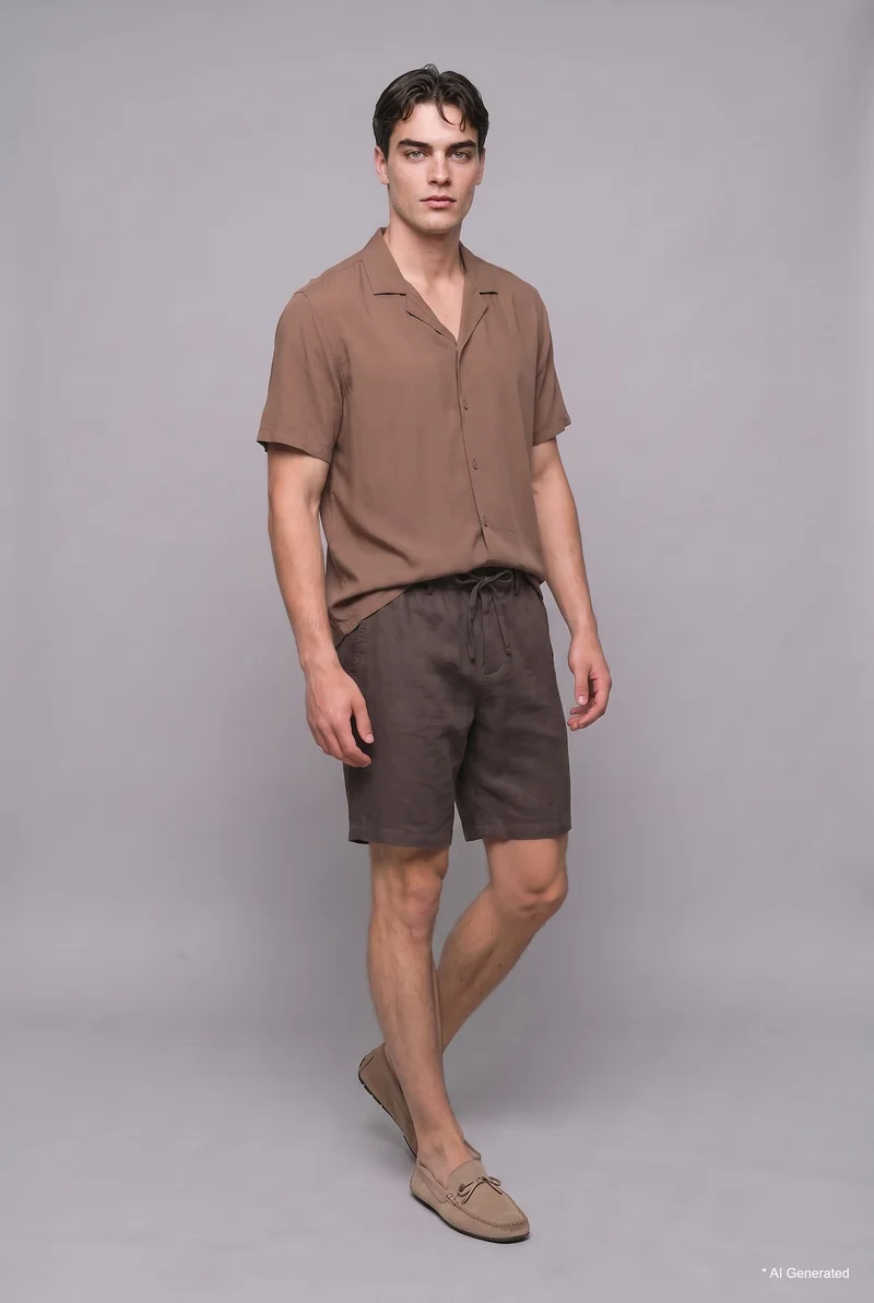 Defacto Regular Fit Modal Short Sleeve Shirt