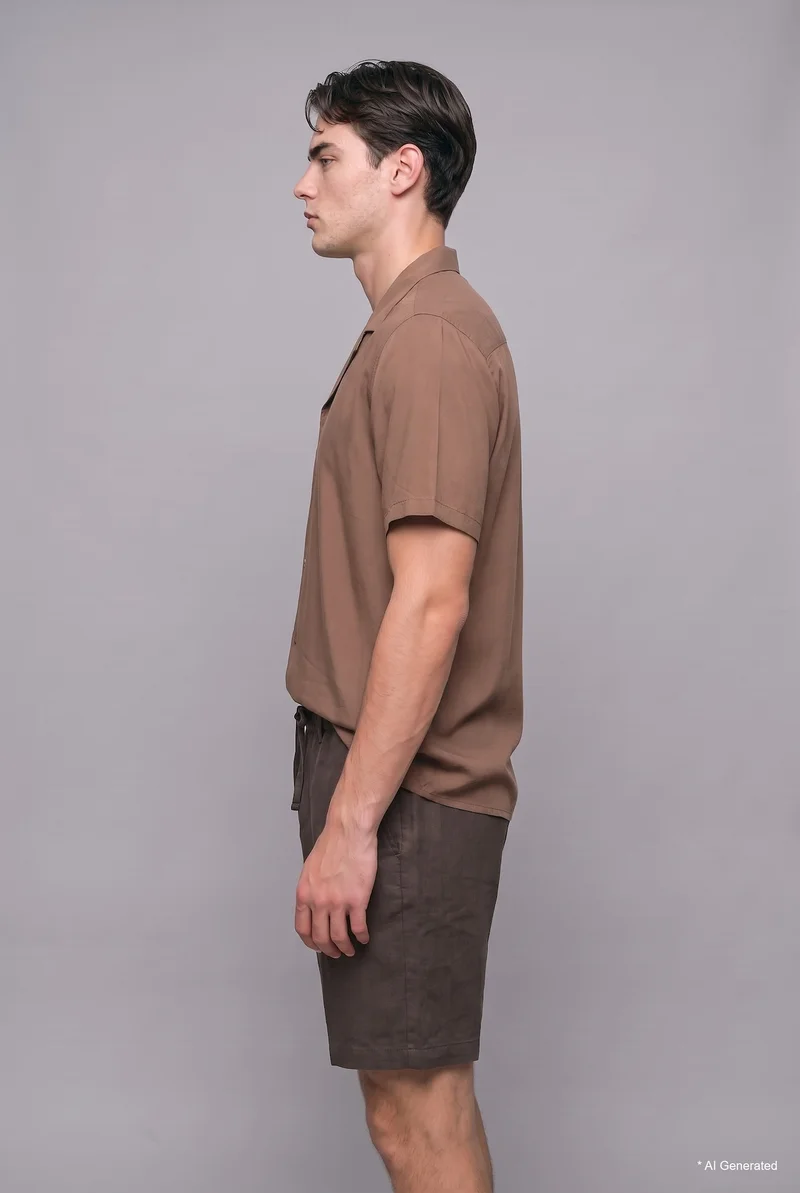 Defacto Regular Fit Modal Short Sleeve Shirt