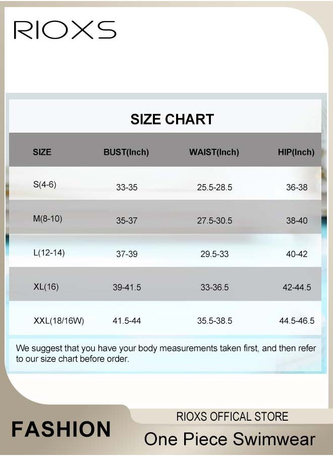 RIOXS - Women's One Piece Swimsuit, Push Up Padded Swimwear, Soild Color Tummy Control Swimsuit With Back Adjustable Strap, Square Neck Ruffle Sleeve Bathing Suit, Ladies Swimwear For Beach Hawaii Pool - Image 1