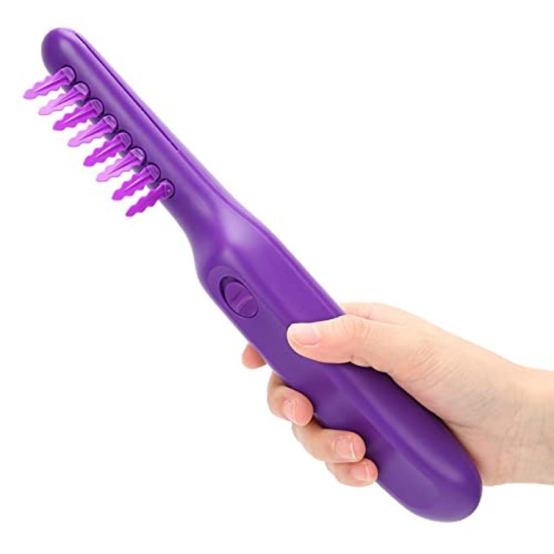 Hair Detangling Brush, Electric Detangler Comb Negative Ion Massage Hairbrush Wide Tooth Detangle Wet Dry Styling Tool Portable Scalp Vibration Massager Cordless for Women Long Curly Tangle Removal - Image 5
