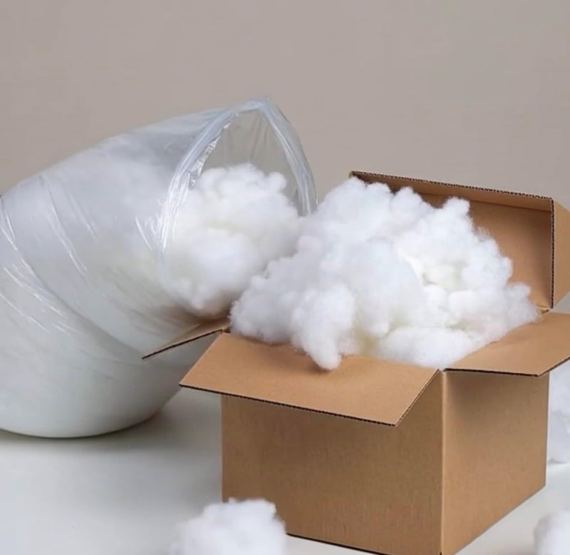 The Original Premium Polyester Fiber Filling Stuffing for Bean Bag Chair Refill & Pillow Stuffing Animals Toy Filler, Couch, Room Cloud Decorations, Craft filling, 3 kilograms - Image 1