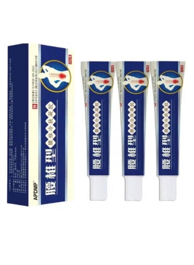 APDMP 3PCS Lumbar Cold Compress Gel , Relieves Pain Joints, Cervical Spine And Lumbar Discs,Knee Pain Relief , Natural Herbal Joint Pain Relief Gel 20g - Image 1