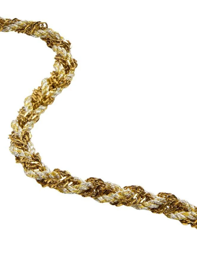 PARFOIS Intertwined Bracelet With Links And Cord