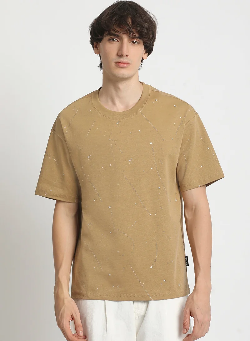 THE BEAR HOUSE Men’s Cotton T-Shirt – Soft, Breathable & Comfortable, Perfect for Casual Wear, Ideal for Everyday & Summer