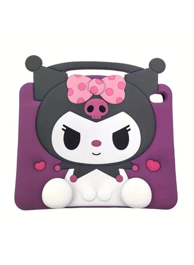 Sanrio Kuromi iPad Air 3 Case Cute Cartoon Design Pink Bow Hearts Adjustable Stand - Image 5