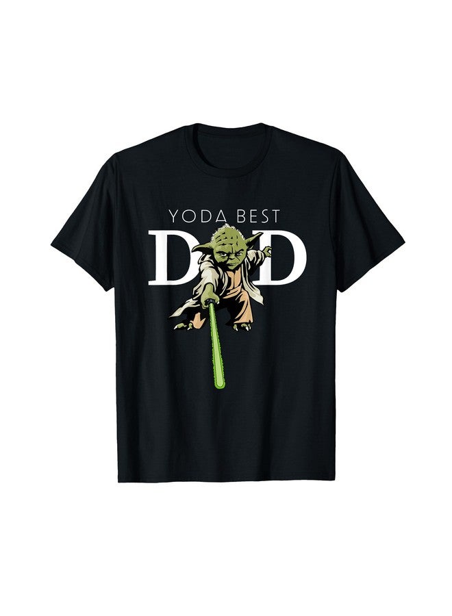 STAR WARS Star Wars Yoda Lightsaber Best Dad Father's Day T-Shirt 