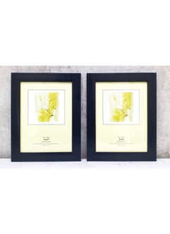 Decorhills DECORHILLS Graduation Certificate & Picture Frames 6x8 Inch Pack of 2 – Black Wooden Diploma Holder for Wall & Tabletop Display – A4 Size Document Frame with Clear Glass  - Image 1