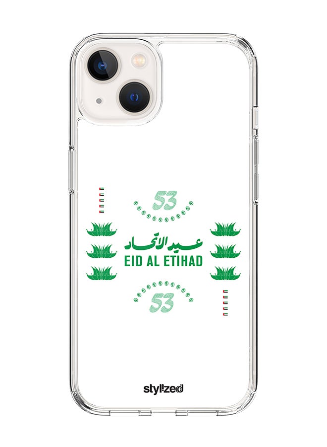Stylizedd Classic Clear For iPhone 15, Hybrid Soft Case Flexible Edges Anti Drop TPU PC Gel Thin Transparent Cover [ Designed for iPhone 15 ]- White