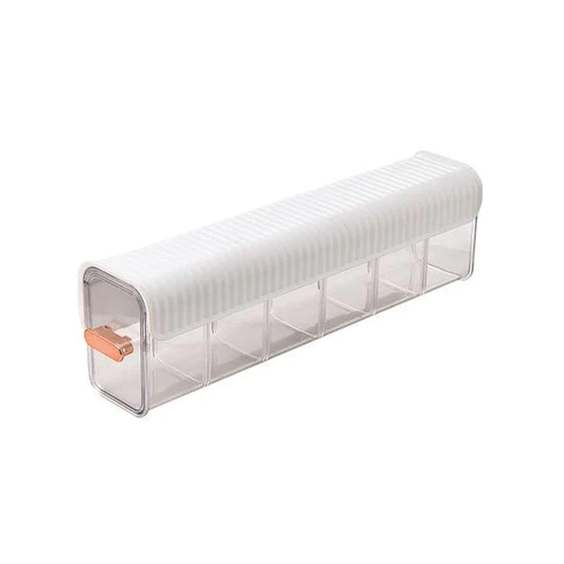 VIYOT VIYOT Storage box Wall Hanging Transparent Underwear Panties Storage Box Socks Storage Box Closet Organizer Bedroom Storage Organizer Color Ivory  - Image 1