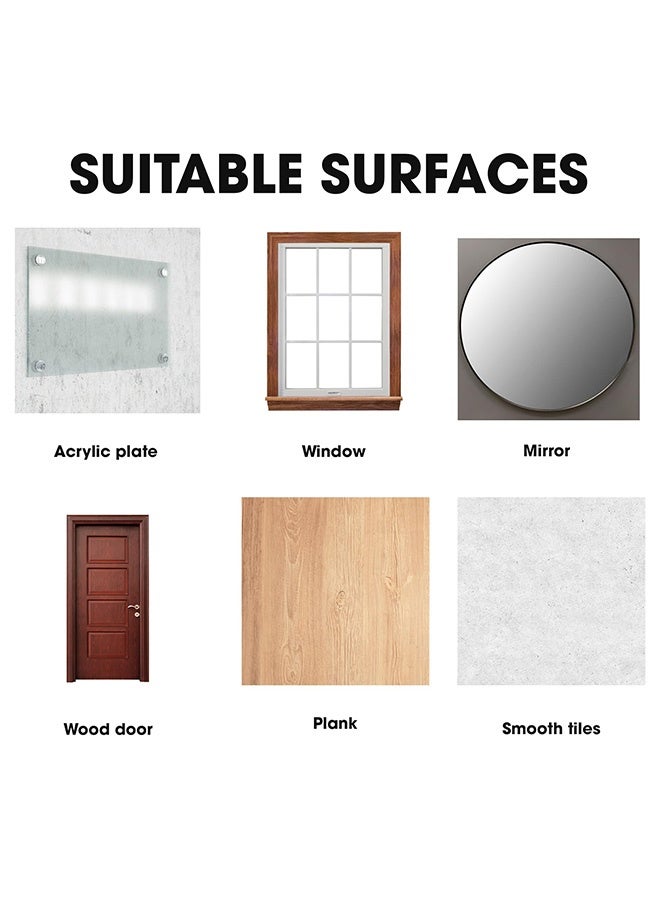 Peachjoy 40 قطعة خطافات لاصقة مزدوجة الجوانب قوية، مقاومة للماء والزيت، خطافات قابلة لإعادة الاستخدام بدون Seamless، خطافات حائط للتعليق، شماعات حائط بدون مسامير، 2 في 1 ملصق بدون براغي للمطبخ والحمام والمكتب، مقاومة للماء ومقاومة للصدأ، بدون ثقب - Image 4